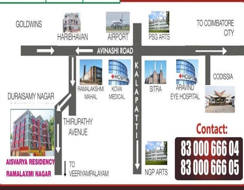 Aishvarya Residency Κοϊμπατόρε Εξωτερικό φωτογραφία